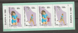 1989 MNH Cept Cyprus Turkish, Booklet Postfris** - 1989