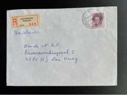 NETHERLANDS 1986 REGISTERED LETTER ZOETERMEER MIDDELWAARD TO 'S GRAVENHAGE 14-01-1986 NEDERLAND AANGETEKEND - Storia Postale