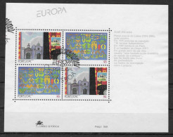 Portugal  1993  Mi.Nr. Block 93 (1959 /1960 , EUROPA CEPT  Zeitgenössische Kunst - Gestempelt / Fine Used / (o) - 1993