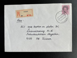 NETHERLANDS 1984 REGISTERED LETTER WEERT TO VIANEN 28-09-1984 NEDERLAND AANGETEKEND - Lettres & Documents