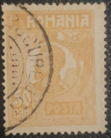 Romania 50B Used Postmark Stamp King Ferdinand - Usati