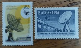 ARGENTINA - AÑO 1969 - Serie Comunicación Satelital (2v) - MINT - Ungebraucht