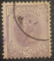 Romania 25B Used Classic Stamp King Karl - Usado