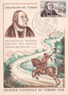 Journée Du Timbre 1956, François De Tassis - Giornata Del Francobollo