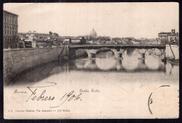 Italy - 1904 - Roma - Ponte Sisto - Brücken