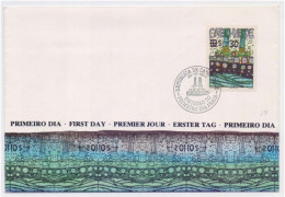 HUNDERTWASSER, Painting, Modern Art, Surcharge Overprint Cape Verde 1985 RARE FDC - Modernos