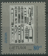 Litauen 1994 Europa CEPT Entdeckungen Erfindungen Raketen 555 Postfrisch - Lituanie