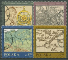 Polen 1982 Historische Landkarten 2844/47 Gestempelt - Gebraucht