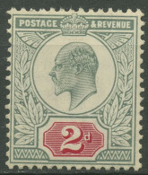 Großbritannien 1902 Köng Edward VII. 2 Pence, 106 Mit Falz - Unused Stamps