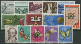 Schweiz Jahrgang 1954 Komplett 593/06 Postfrisch (G60005) - Ongebruikt