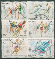 Polen 1984 Olympische Spiele Sarajevo Und Los Angeles 2913/18 A Gestempelt - Usados