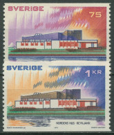 Schweden 1973 NORDEN Haus Des Nordens Reykjavik 808/09 Postfrisch - Nuovi