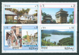 Nepal 1996 Tourismus Bauwerke Beganas-See 626/29 Postfrisch - Nepal
