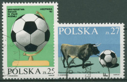 Polen 1982 Fußball-WM Spanien 2812/13 Gestempelt - Used Stamps