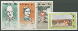 Polen 1983 Volksarmee Soldaten 2883/86 Gestempelt - Gebraucht