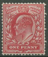 Großbritannien 1902 Köng Edward VII. 1 Penny, 104 A Mit Falz - Neufs