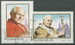 Polen 1983 2. Besuch Von Papst Johannes Paul II. In Polen 2868/69 Gestempelt - Gebraucht