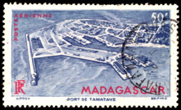 Madagascar 1946 50f Air Fine Used. - Oblitérés