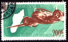 Madagascar 1946 200f Air Fine Used. - Gebraucht