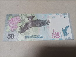 Billete Argentina 50 Pesos, Año 2018 Del Ave Condor, UNC - Argentine