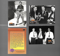 X741 - 3 CARTES FORMAT 9 X 6 CM - ELVIS PRESLEY COLLECTION - EDITION RIVER GROUP AUTRES CARTES DISPONIBLES - Autres & Non Classés