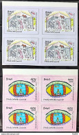 C 3050 Brazil Stamp Religion Christmas 2010 Block Of 4 Complete Series - Neufs