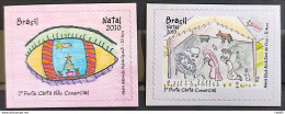 C 3050 Brazil Stamp Religion Christmas 2010 Complete Series - Unused Stamps