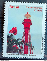 C 3048 Brazil Depersonalized Stamp Tourism Wonders Of Rio De Janeiro Tourism 2010 Lighthouse Sao Tome - Personalized Stamps