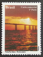 C 3045 Brazil Depersonalized Stamp Tourism Wonders Of Rio De Janeiro Tourism 2010 Rio Niteroi Bridge Architecture - Personalisiert