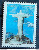 C 3043 Brazil Depersonalized Stamp Tourism Wonders Of Rio De Janeiro Tourism 2010 Christ The Redeemer - Gepersonaliseerde Postzegels