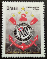 C 3030 Brazil Depersonalized Stamp Corinthians Football 2010 Vertical - Sellos Personalizados