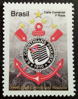 C 3030 Brazil Depersonalized Stamp Corinthians Football 2010 Vertical - Gepersonaliseerde Postzegels