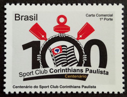 C 3029 Brazil Depersonalized Stamp Corinthians Football 2010 Horizontal - Personnalisés