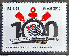 C 3027 Brazil Stamp Corinthians Football 2010 - Unused Stamps