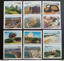C 3015 Brazil Depersonalized Stamp Tourism Espirito Santo 2010 Complete Series - Gepersonaliseerde Postzegels