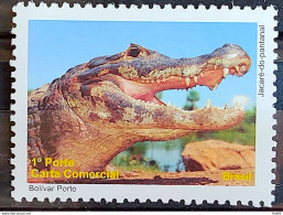 C 3007 Brazil Depersonalized Stamp Tourism Pantanal 2010 Alligator - Personalisiert