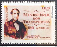 C 3003 Brazil Stamp Ministry Of Transport Barao De Maua 2010 - Ungebraucht