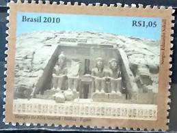 C 3001 Brazil Stamp Diplomatic Relations Egypt Temple Abu Simbel Nubia 2010 - Ongebruikt
