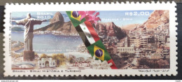 C 2983 Brazil Stamp Diplomatic Relations Syria Christ The Redeemer RJ Flag 2010 - Ungebraucht