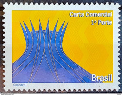 C 2973 Brazil Depersonalized Stamp Brasilia Dream And Reality Tourism 2010 Church Cathedral Religion - Personalisiert