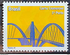 C 2970 Brazil Depersonalized Stamp Brasilia Dream And Reality Tourism 2010 Ponte JK Architecture - Personnalisés