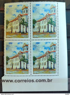 C 2961 Brazil Stamp Monastery Of Sao Bento Sorocaba Church Religion 2010 Block Of 4 Vignette Website - Unused Stamps