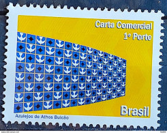 C 2967 Brazil Depersonalized Stamp Brasilia Dream And Reality Tourism 2010 Azulejos By Athos Bulcao - Personalisiert