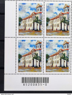 C 2961 Brazil Stamp Monastery Of Sao Bento Sorocaba Church Religion 2010 Block Of 4 Barcode - Ungebraucht