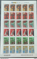 C 2955 Brazil Stamp Brasilia Dream And Reality Architecture 2010 Sheet - Unused Stamps