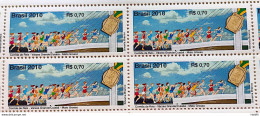 C 2939 Brazil Stamp Corrida De Reis Varzea Grande Cuiaba Mato Grosso Bridge 2010 Block Of 4 - Nuovi