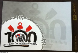 Brazil Postcard Corinthians Football 2010 Insignia - Cartes-maximum