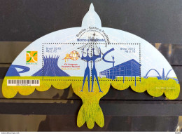 B 157 Brazil Stamp Brasilia Dream And Reality Eucharistic Congress Religion Architecture 2010 CBC DF - Ungebraucht