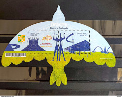 B 157 Brazil Stamp Brasilia Dream And Reality Eucharistic Congress Religion Architecture 2010 - Ongebruikt