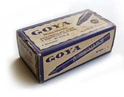 Antigua Caja De Mina Blanda Goya Para Tejidos, Piel, Papel Y Superficies Delicadas Nº 105-2 - Other & Unclassified